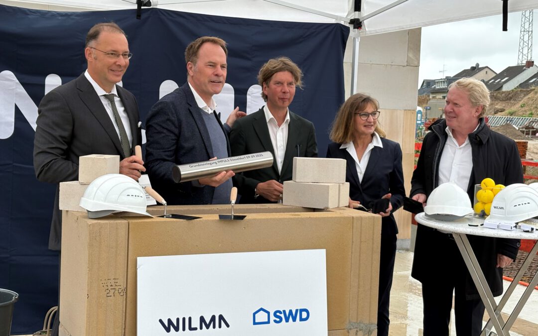 Grundsteinlegung beim Projekt IMPULS der WILMA